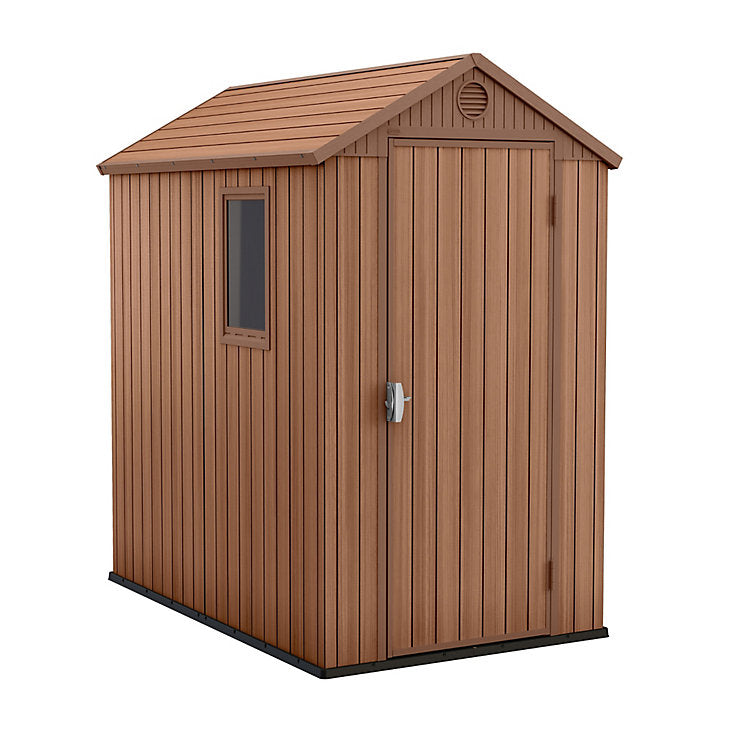 Keter Darwin 6 x 4ft Shed - Brown