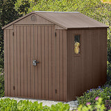 Keter Darwin Shed 6 x 8ft - Brown
